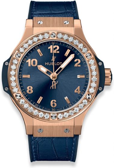 Buy Replica HUBLOT BIG BANG GOLD BLUE DIAMONDS 38MM 361.PX.7180.LR.1204 watch